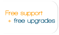 Free support and free upgrades for ever